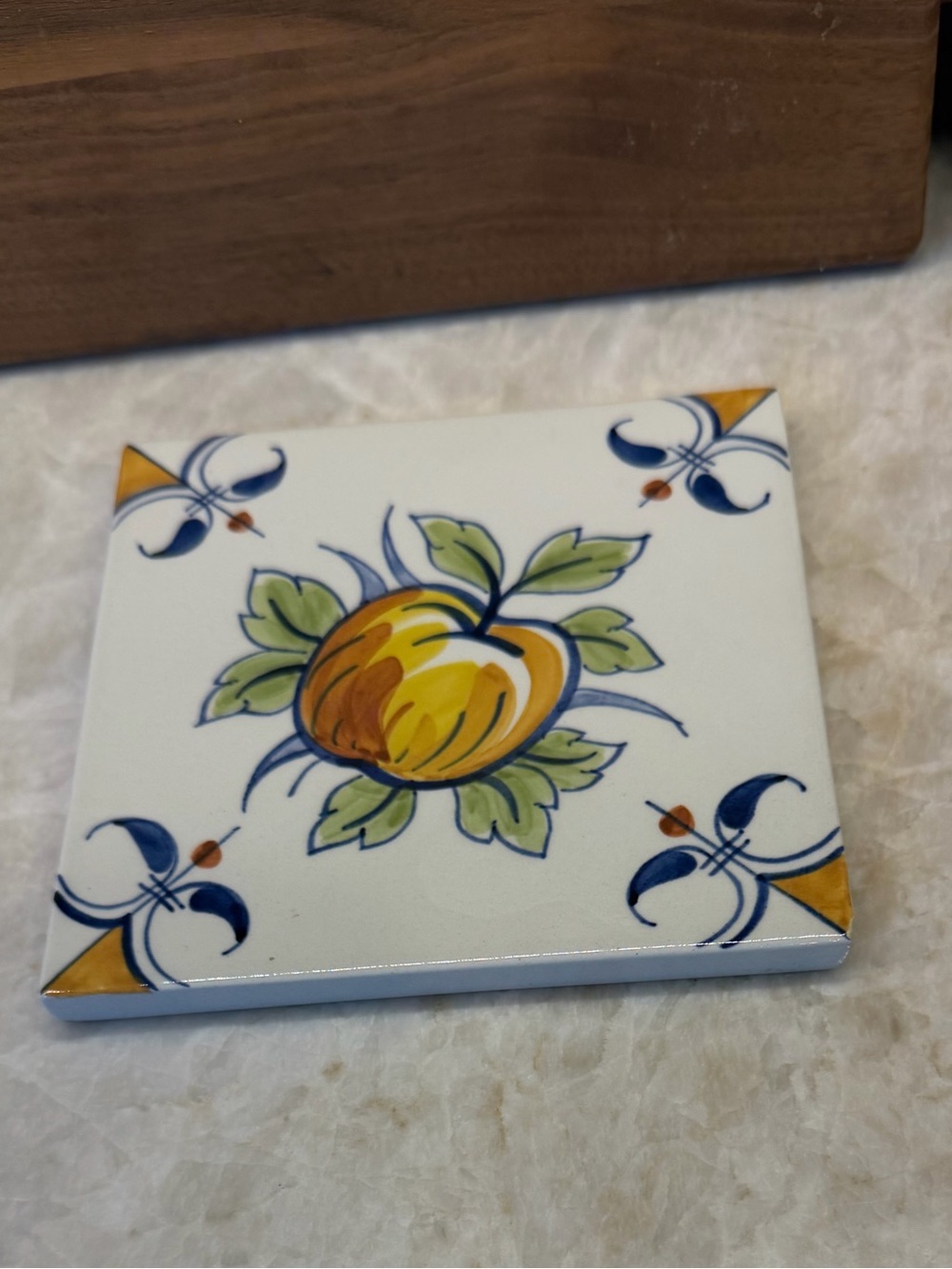 Vintage Delft Dutch pottery tile
